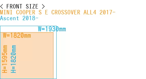 #MINI COOPER S E CROSSOVER ALL4 2017- + Ascent 2018-